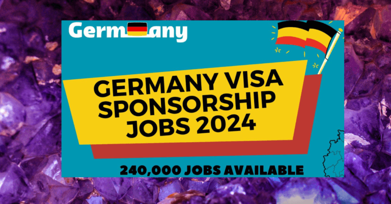 Germany Visa Sponsorship Jobs 2024 – High Salary